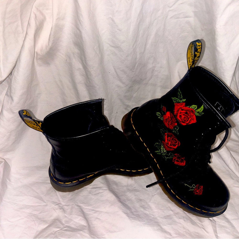 Doc martens. Seriously only worn once and I’m willing to negotiate the price.